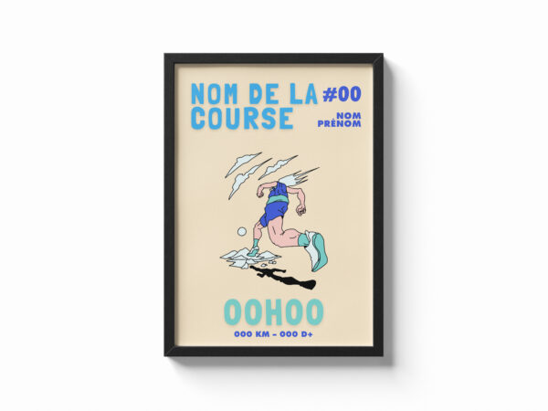 Affiche finisher sport trail
