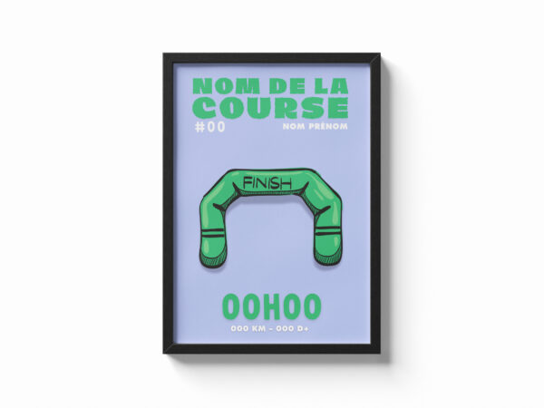 Affiche finisher sport