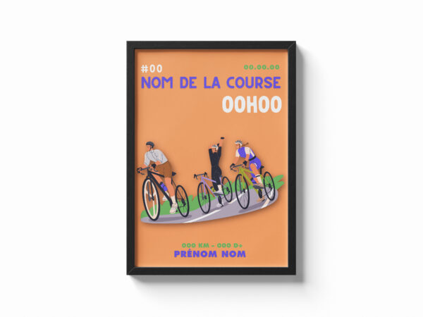 affiche velo 3 personnages