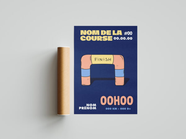 finish affiche personnalisée