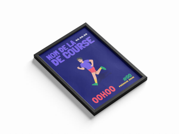 Affiche de sport personnalisée course à pied – Image 2